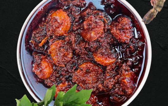 Gongura Prawns Pickle