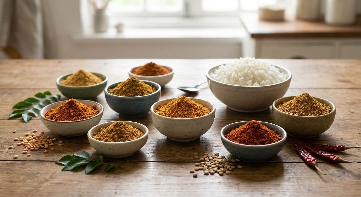 Best podi varieties for mixing with rice at home