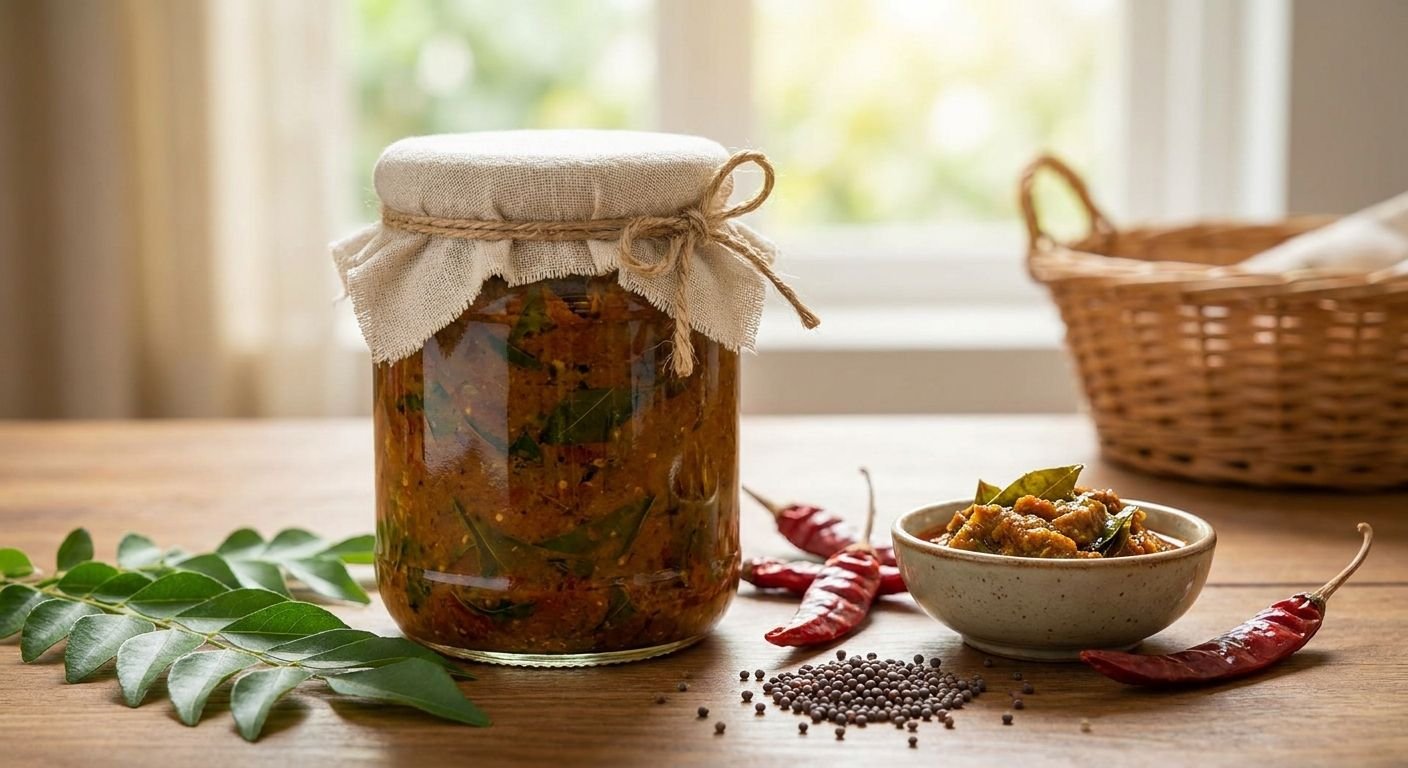 Curry leaf pickle for hair and health conscious buyers