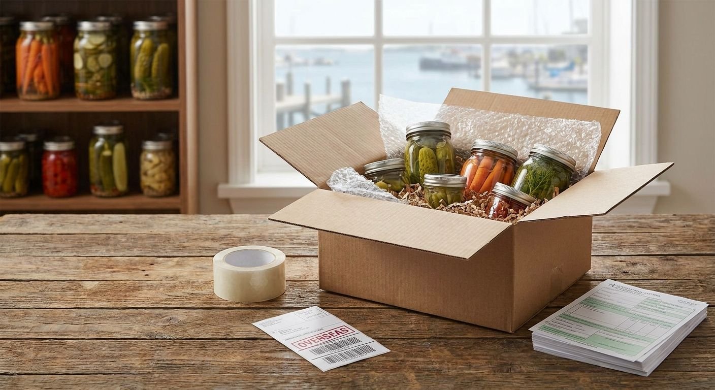 How to ship pickles overseas without spoilage