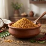 Kobbari podi for coconut chutney powder lovers