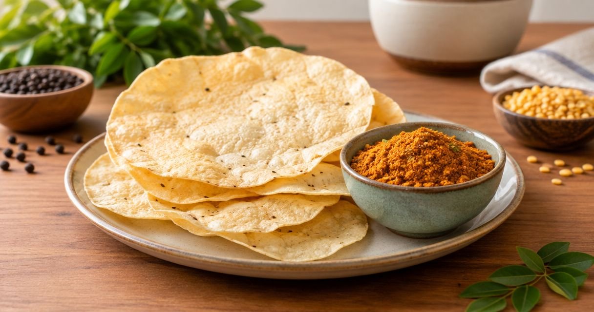 Best low-oil papad and podi combo for health-conscious snackers