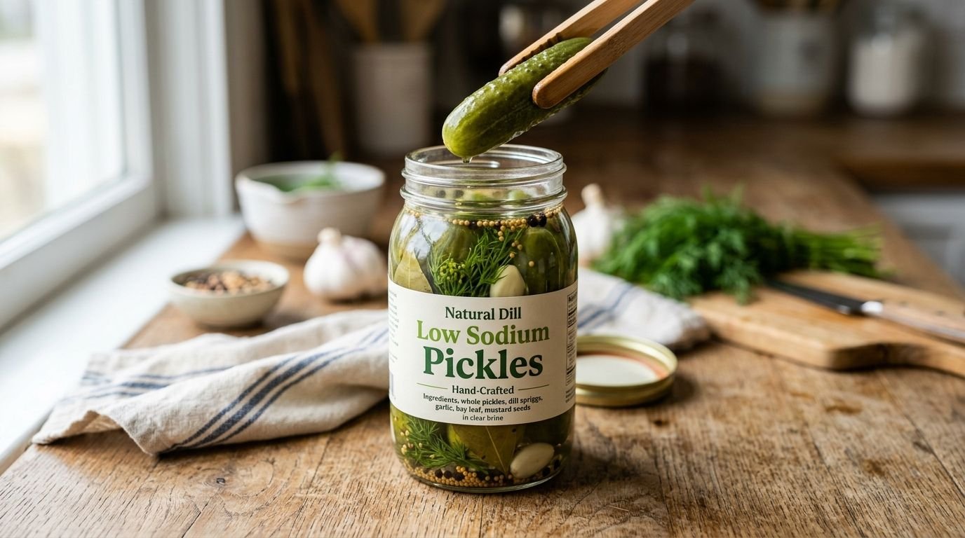 Best low sodium pickles for blood pressure patients