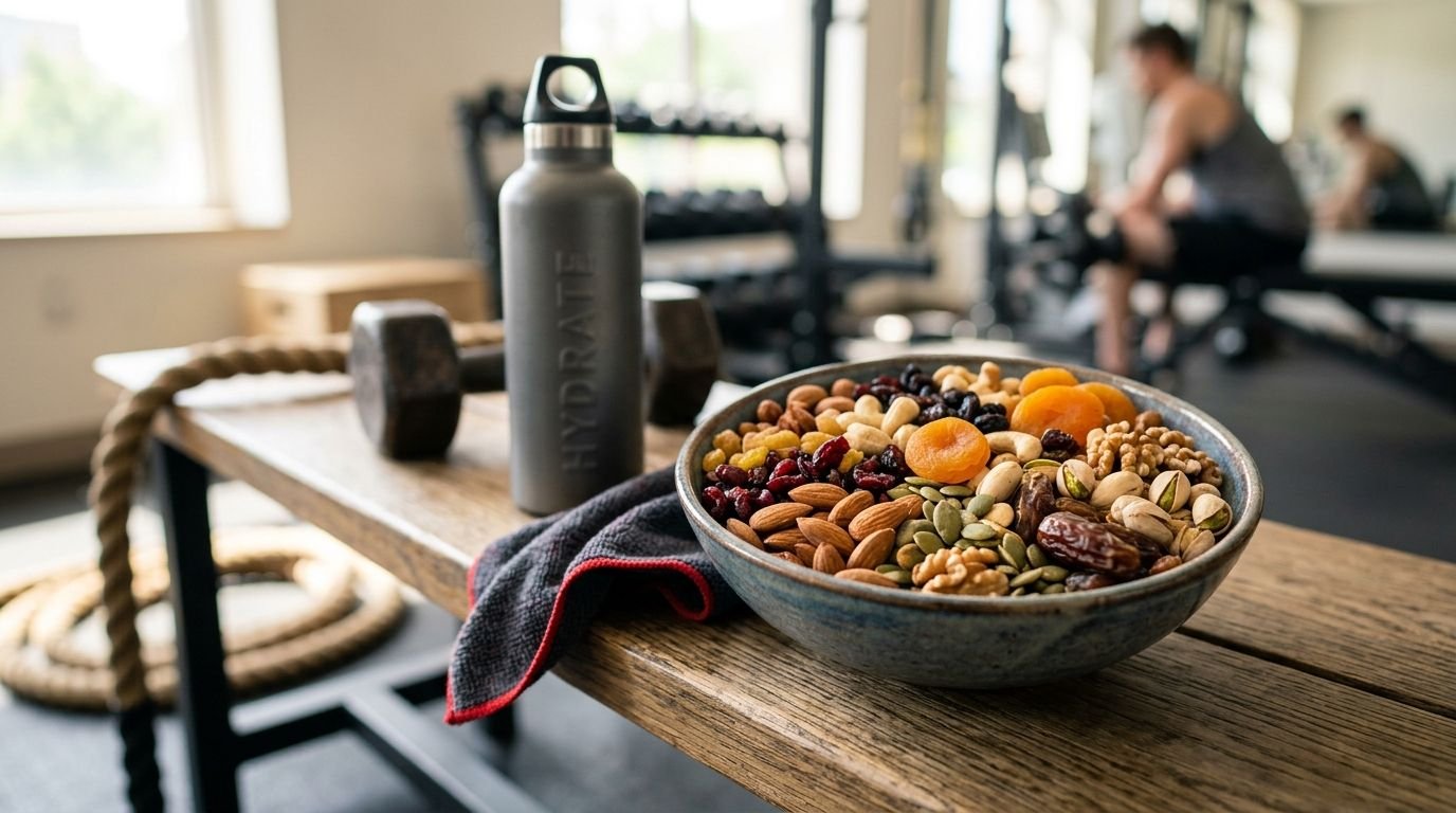 Dry fruits and nuts combo for post-workout snacking