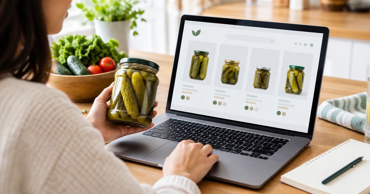 How to check for preservative-free pickles before buying online