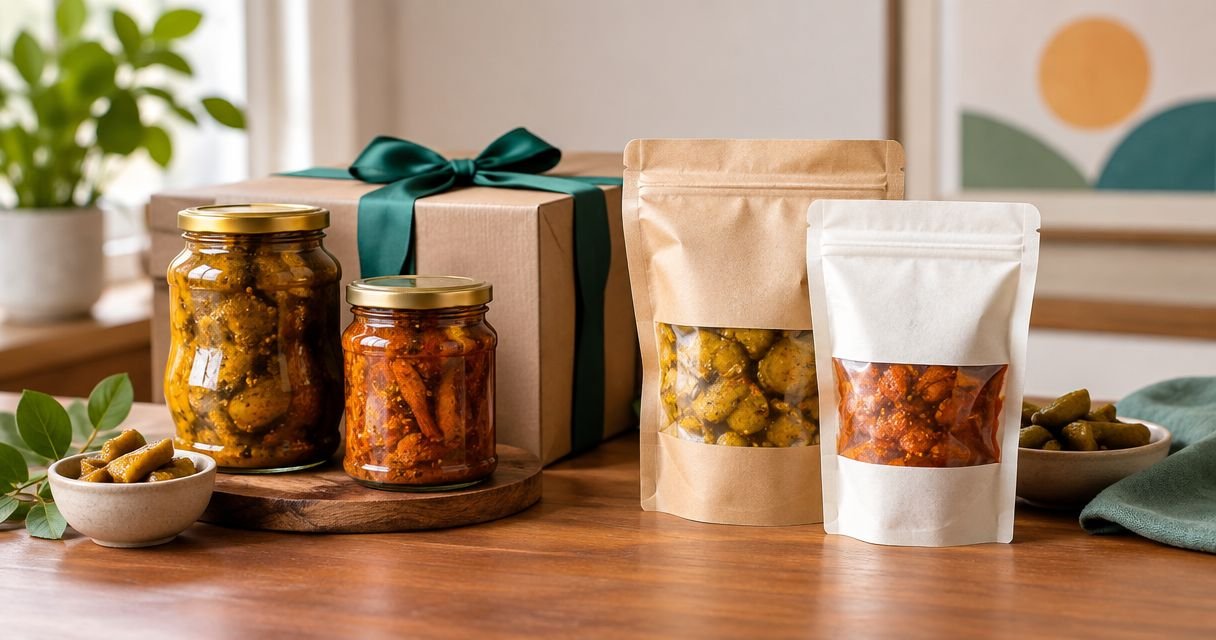 How to choose between pickle jars and pouches for gifting