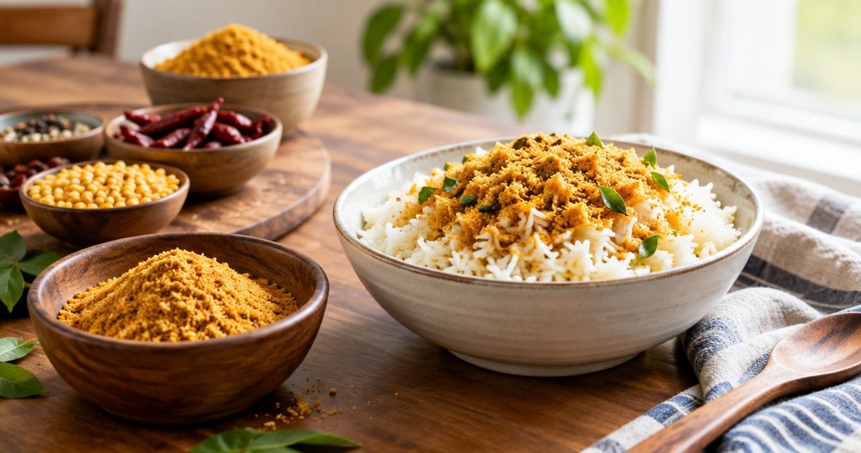 How to choose the right podi grind for mixing with rice
