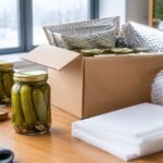 How to pack pickles for winter shipping without oil freezing