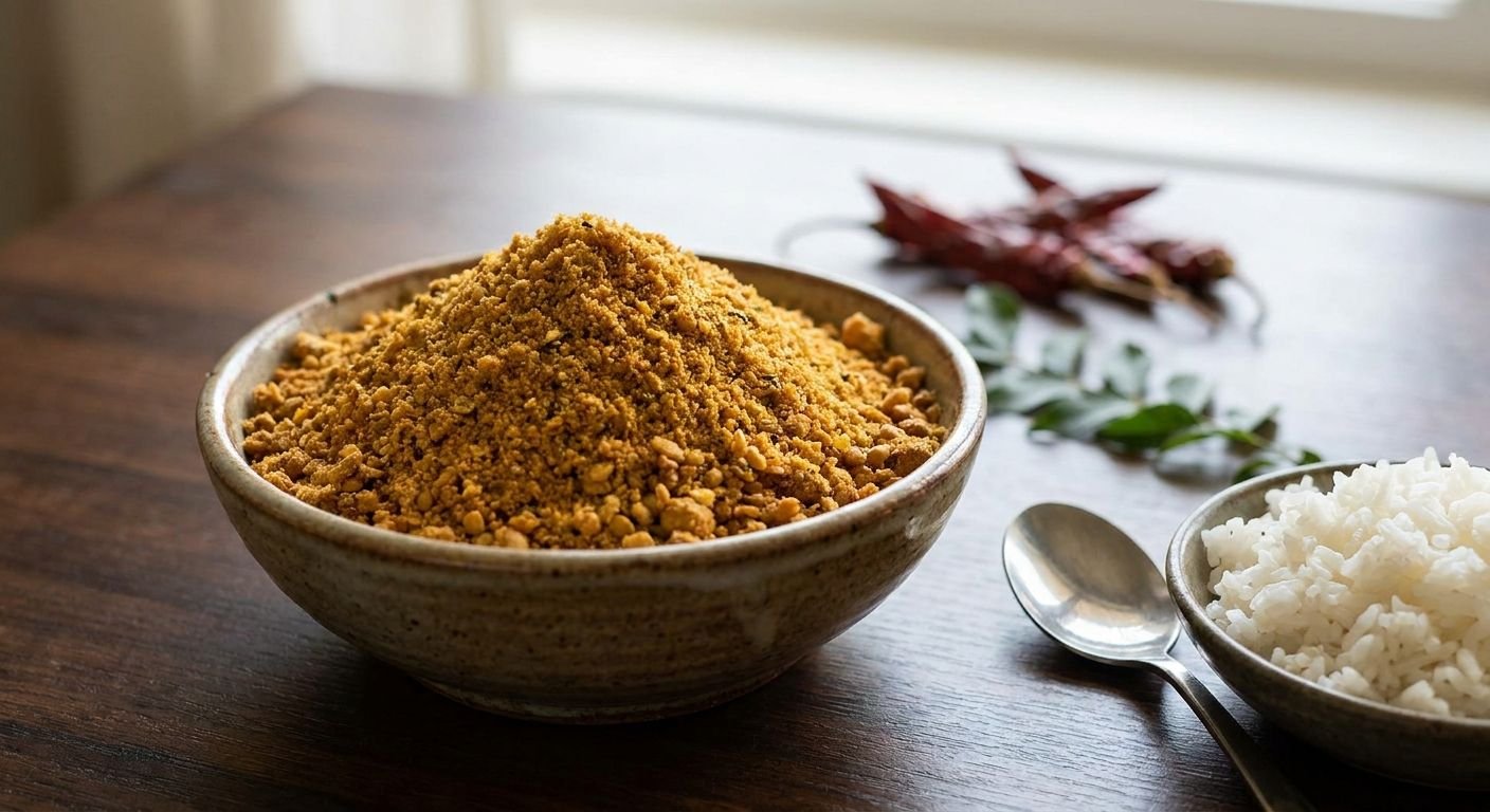 Kandi podi for protein rich rice mixing