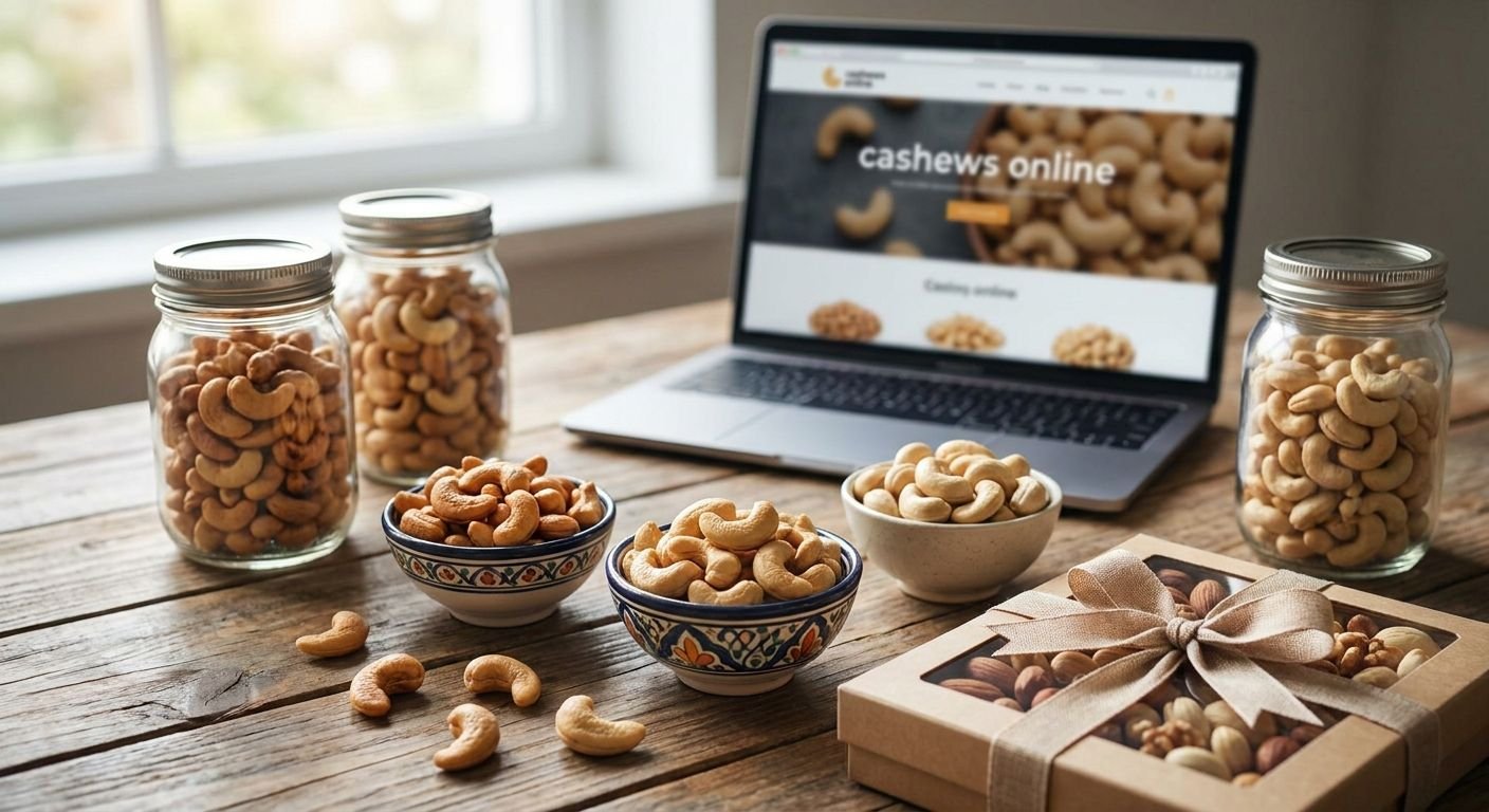 Premium cashews for healthy festive snacking gifts