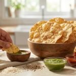 Rice papad for gluten-free crunchy snacking