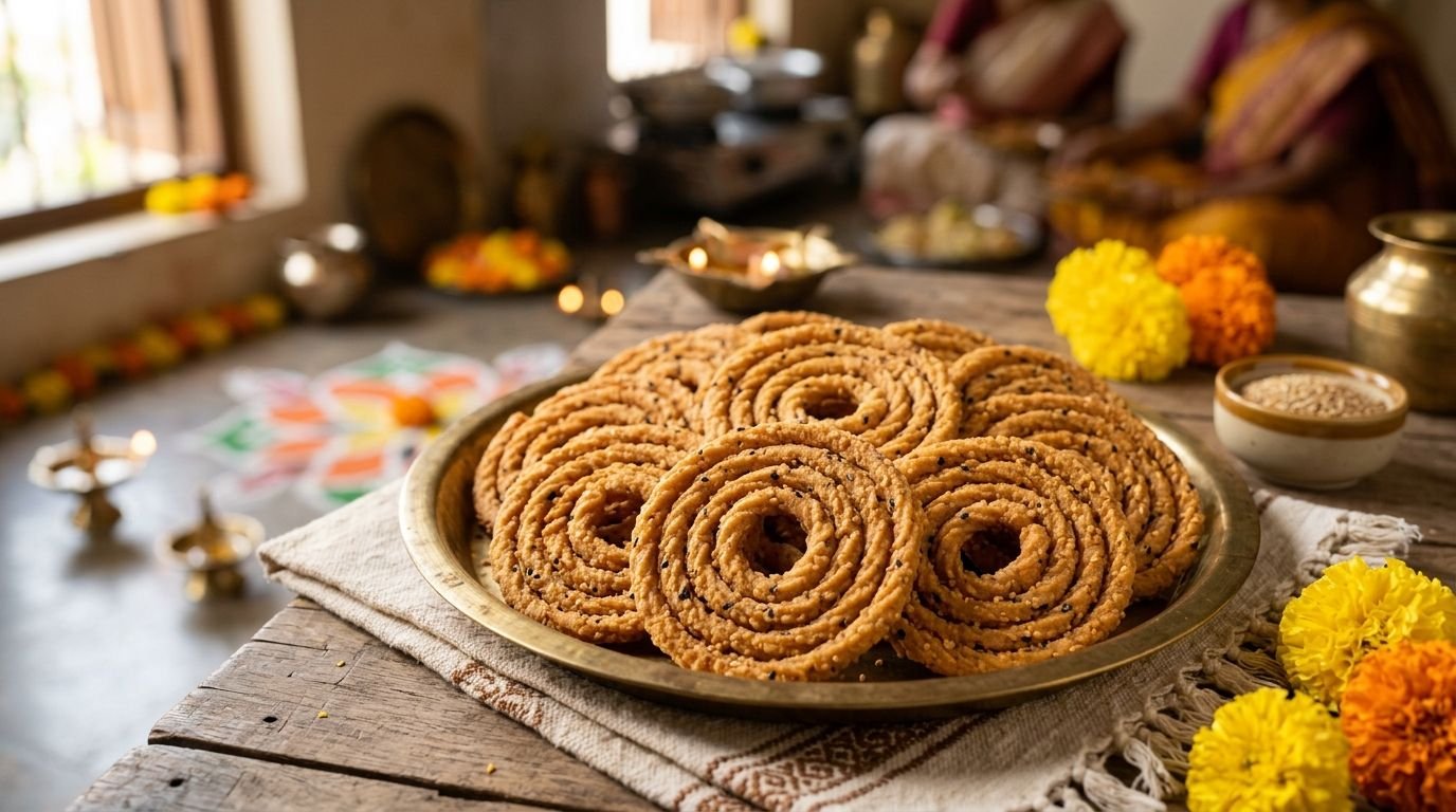 Sakinalu for crunchy Sankranti snack tradition