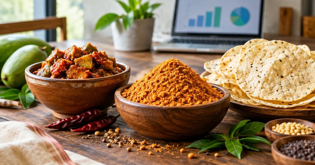 Andhra snack category benchmarks: pickles, podi and papads 2026
