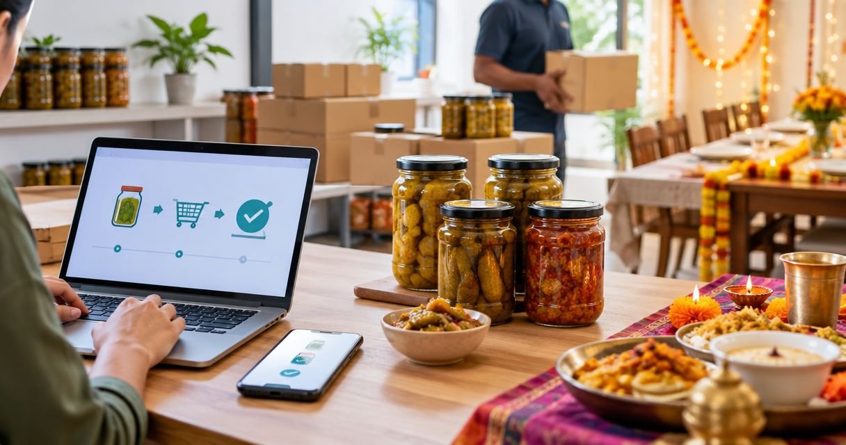 From order to festival table: bulk pickle ordering workflow