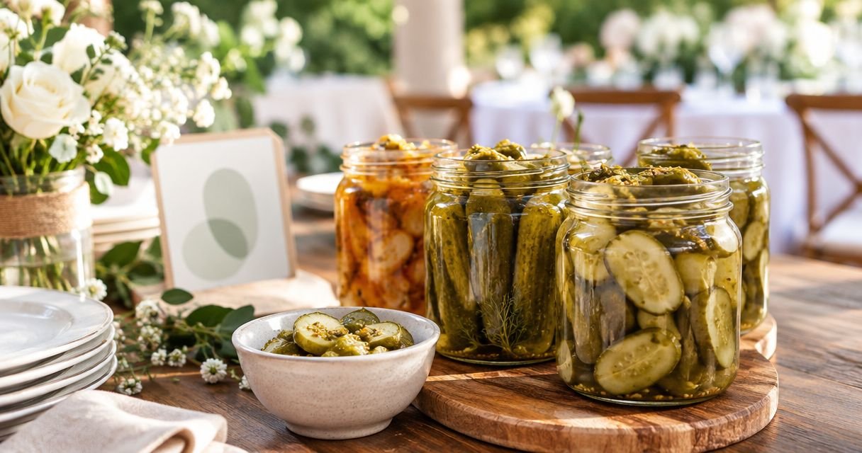 How much does it cost to order pickles for a wedding function?