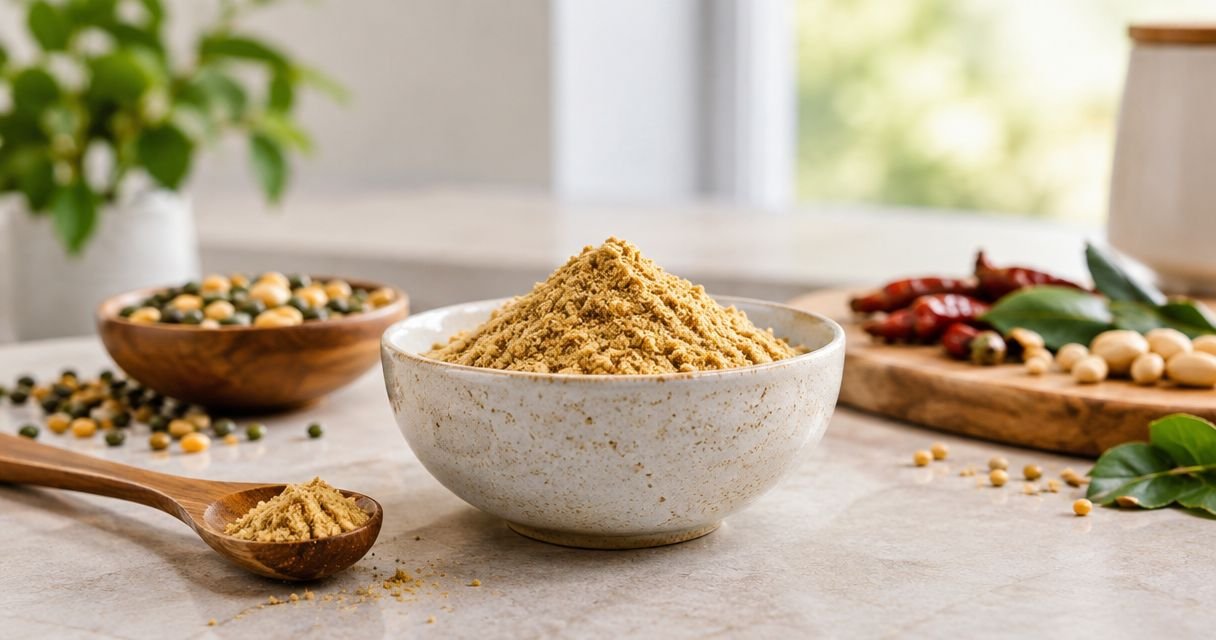 How much protein does kandi podi contain?