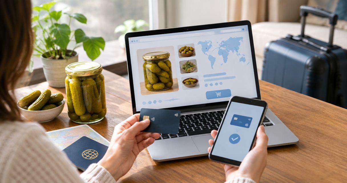 How to pay for pickles online from abroad: 2026 payment guide