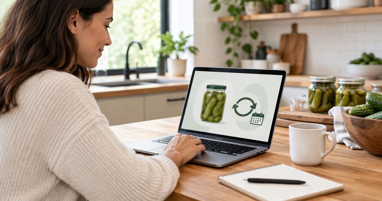 How to set up a recurring pickle order for monthly delivery