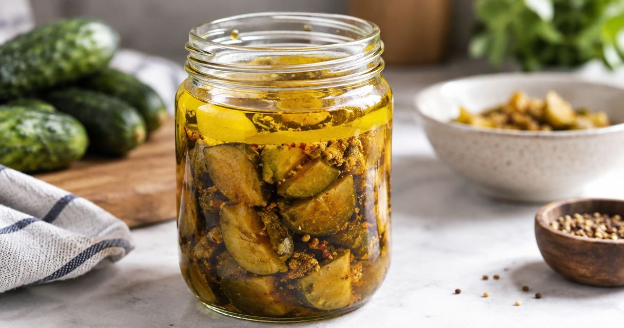 Is oil separating on top of pickle normal or spoiled?