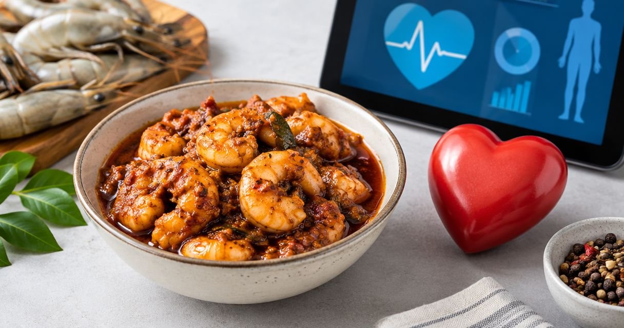 Is prawns pickle high in cholesterol?